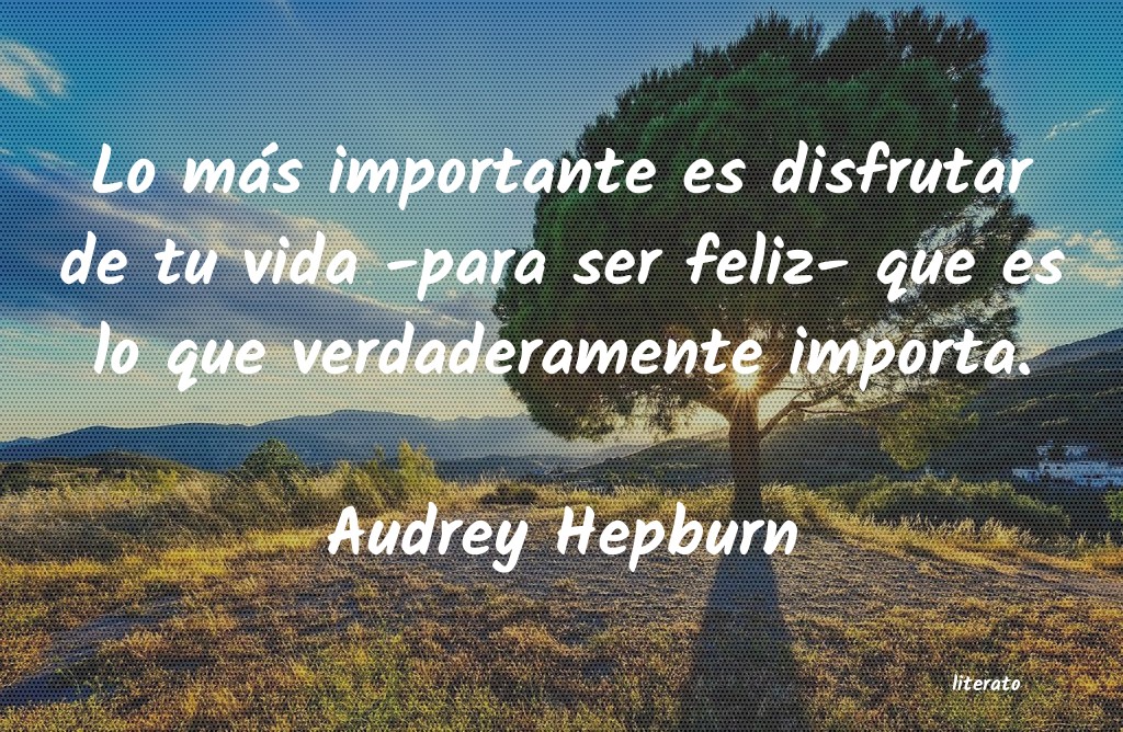 frases de Audrey Hepburn
