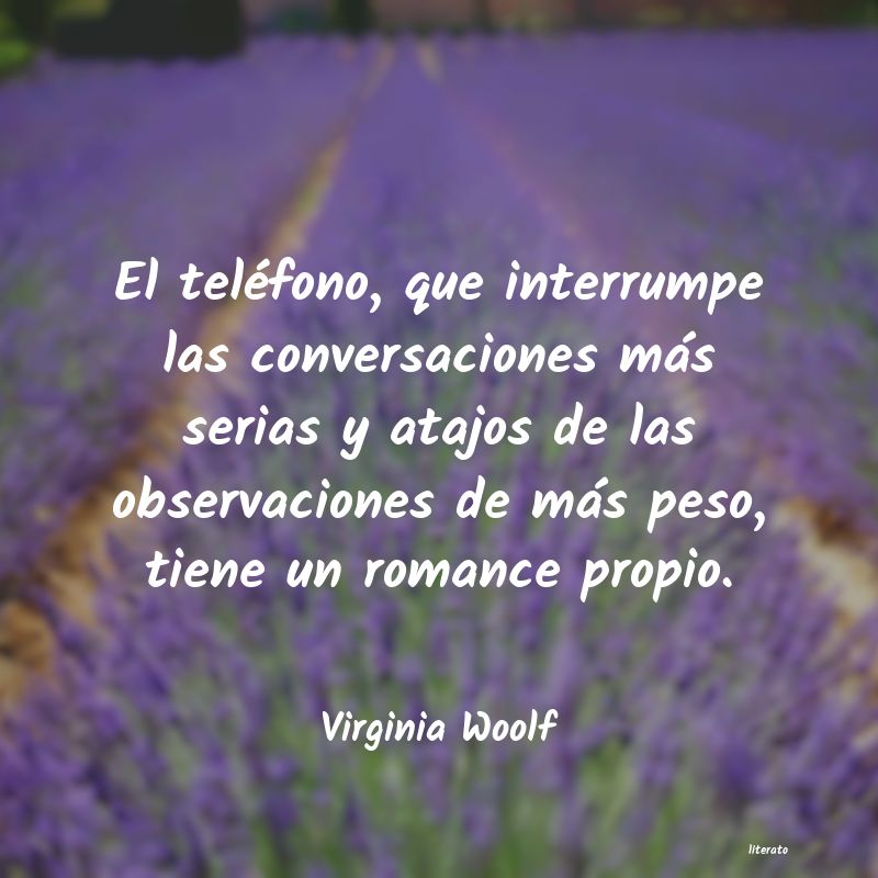 Frases de Virginia Woolf