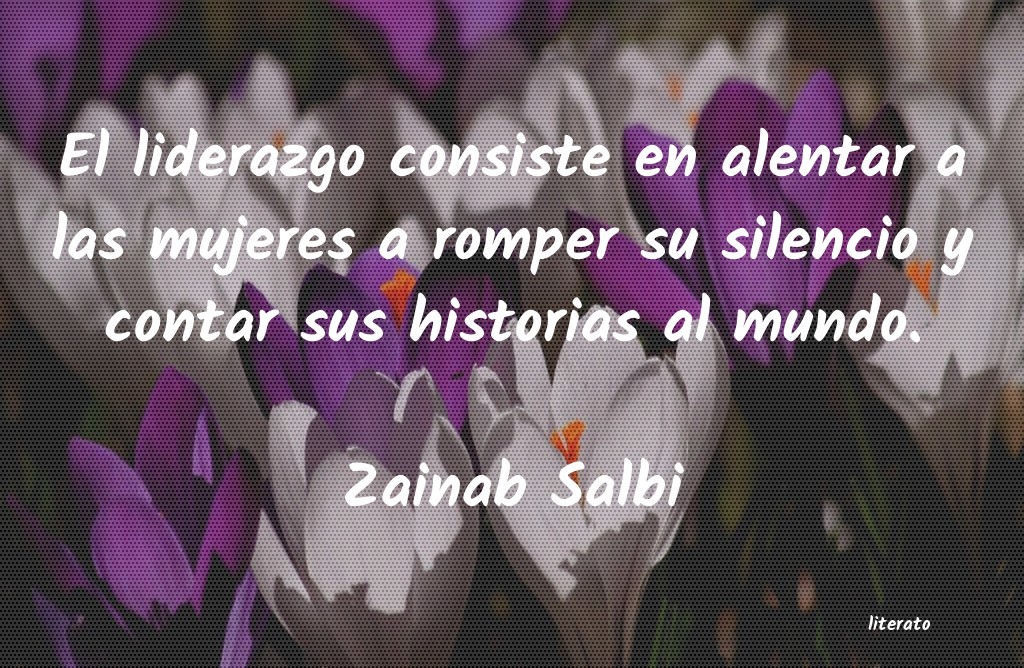 frases de Zainab Salbi