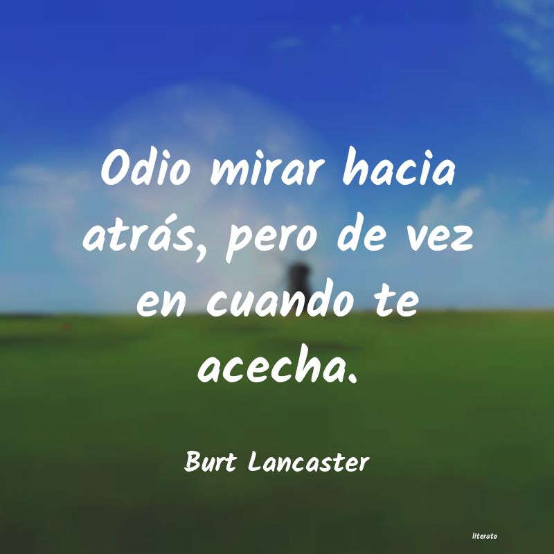 Frases de Burt Lancaster