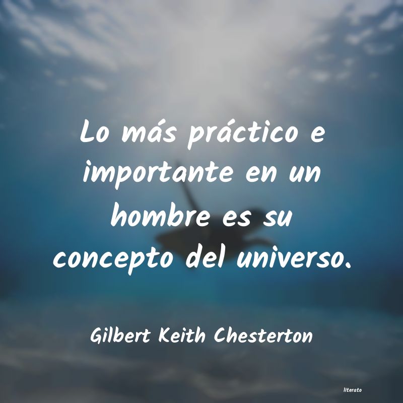 Frases de Gilbert Keith Chesterton