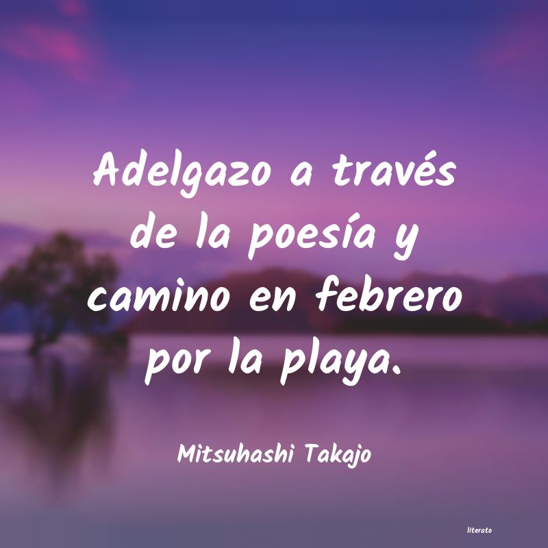 Frases de Mitsuhashi Takajo