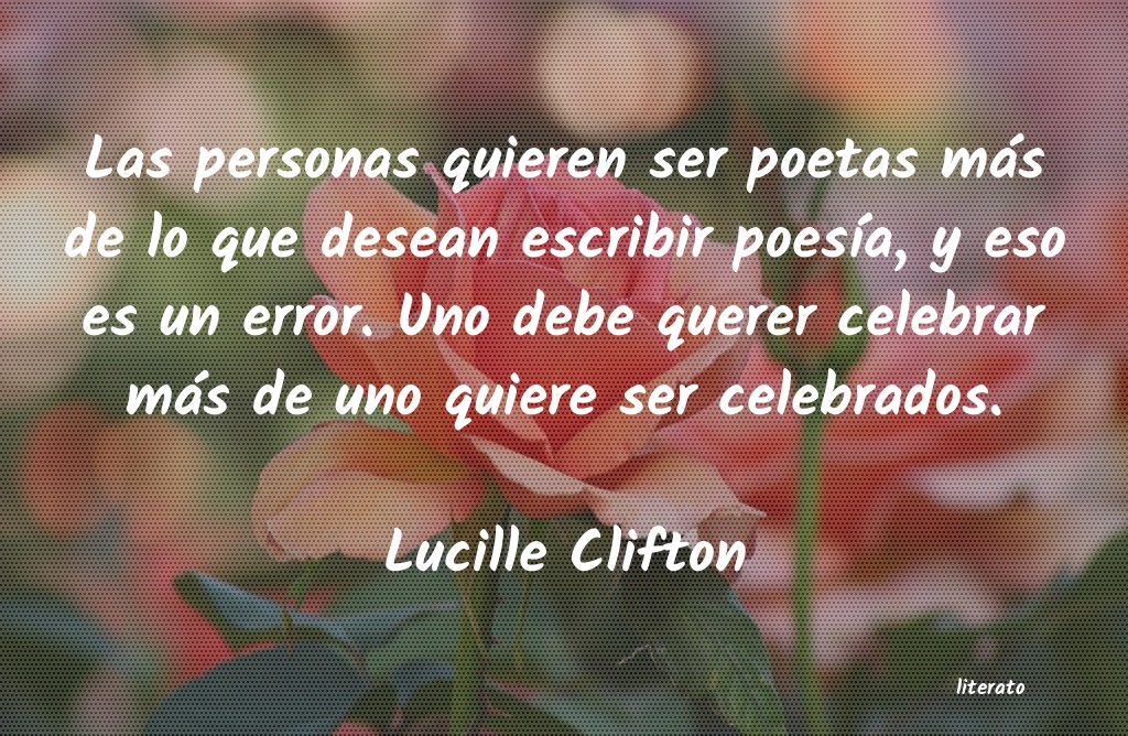 Frases de Lucille Clifton
