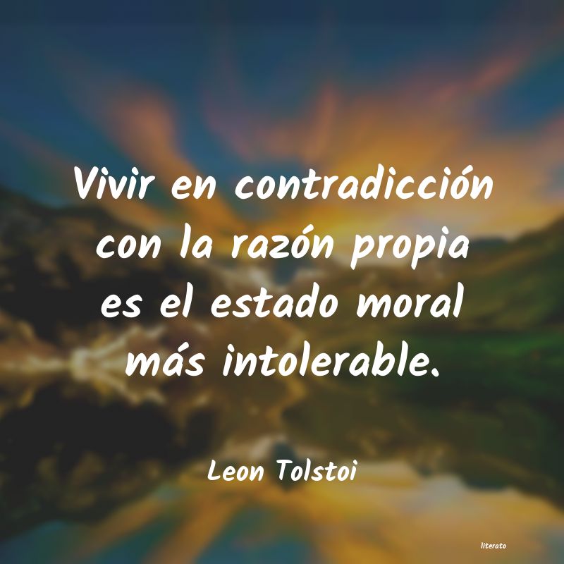 frases de Leon Tolstoi