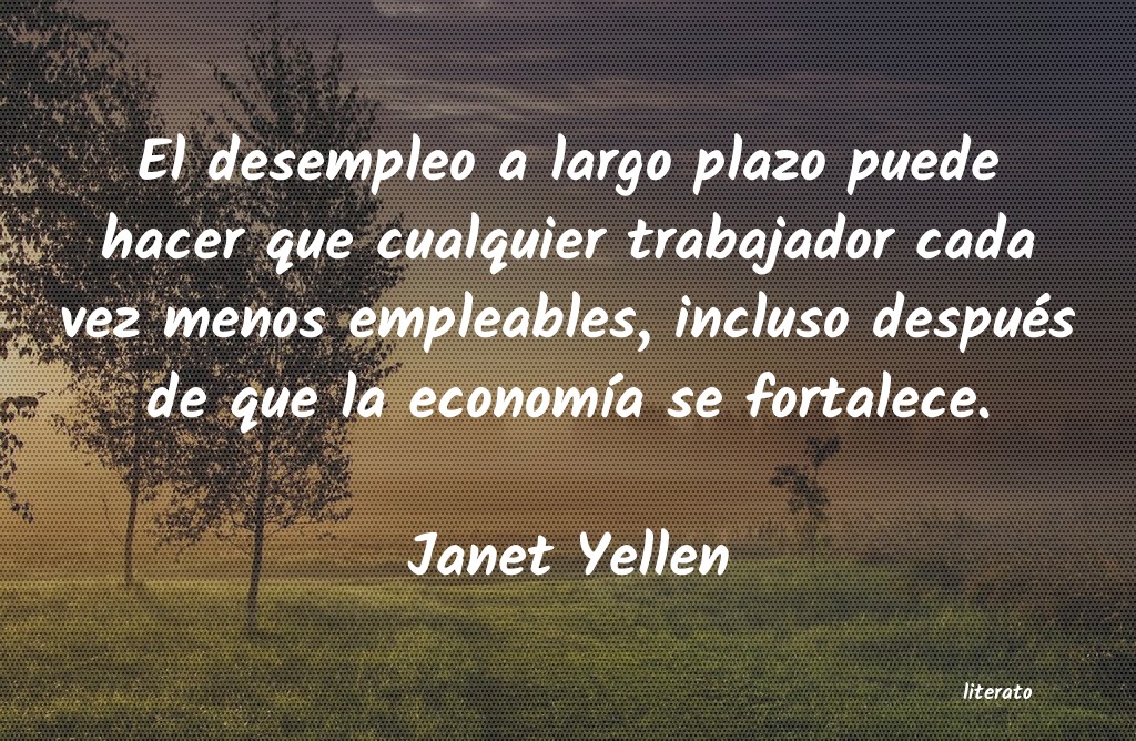 frases de Janet Yellen