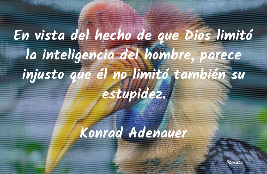 Frases de Konrad Adenauer