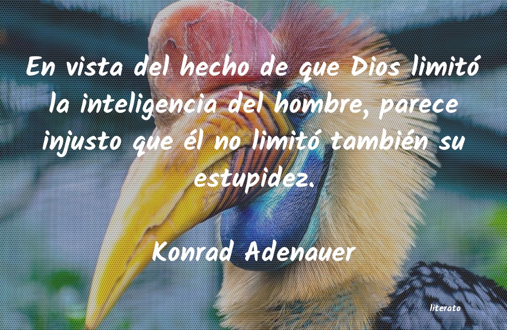 frases de Konrad Adenauer