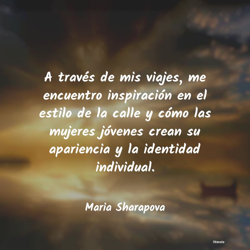 Frases de Maria Sharapova