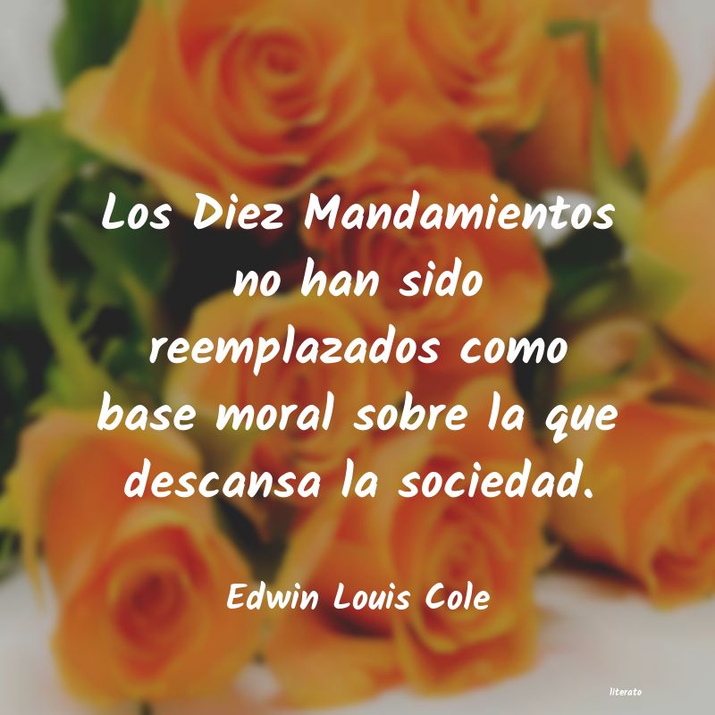 frases de Edwin Louis Cole