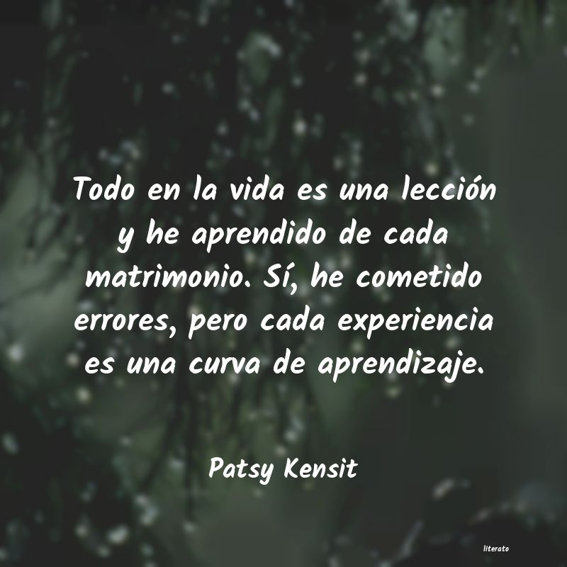 Frases de Patsy Kensit