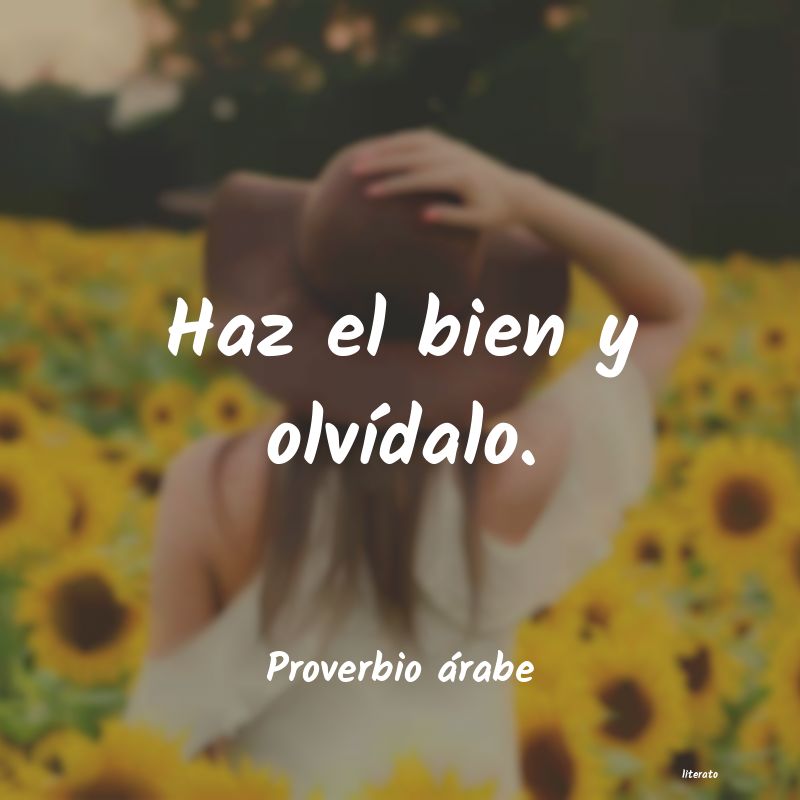 Frases de Proverbio árabe