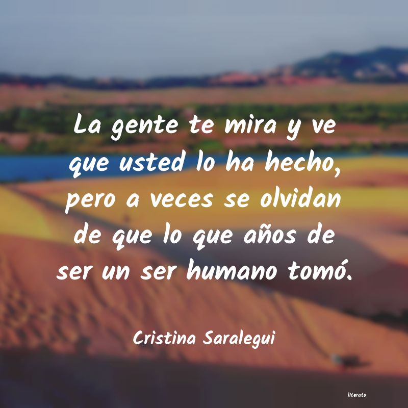 frases de Cristina Saralegui