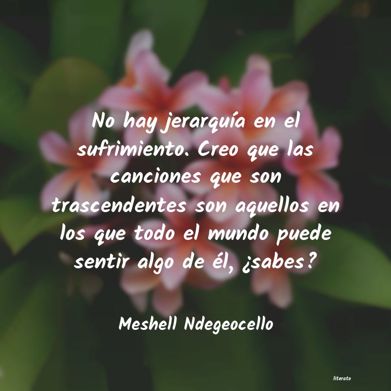 Frases de Meshell Ndegeocello