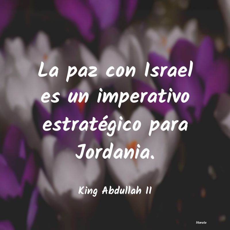 Frases de King Abdullah II