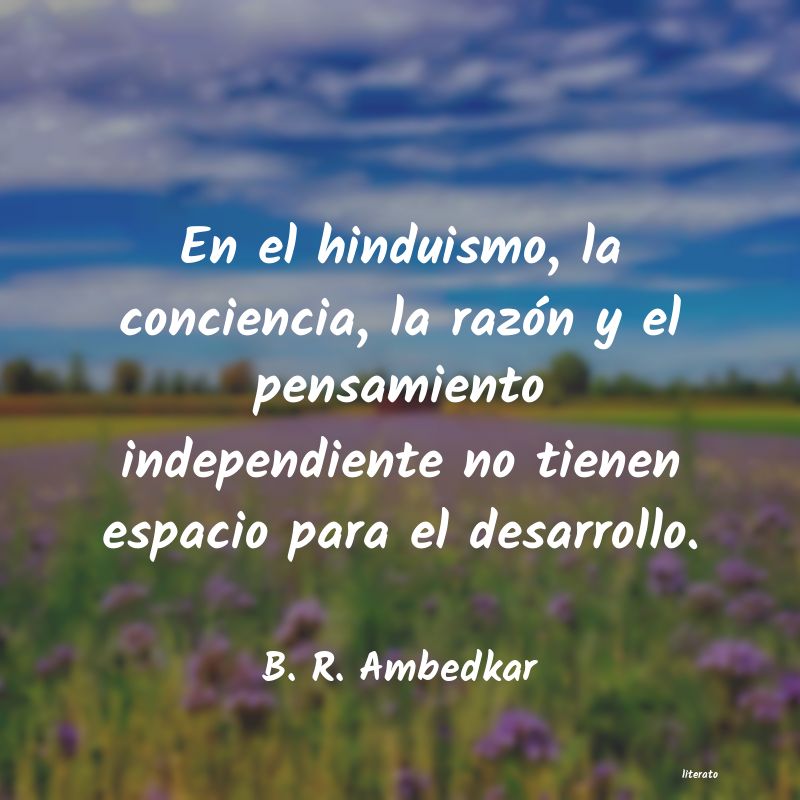 Frases de B. R. Ambedkar