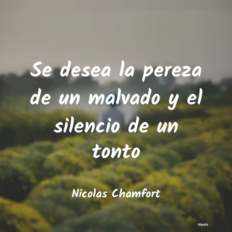 frases de Nicolas Chamfort