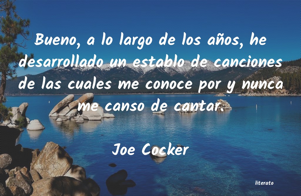 Frases de Joe Cocker