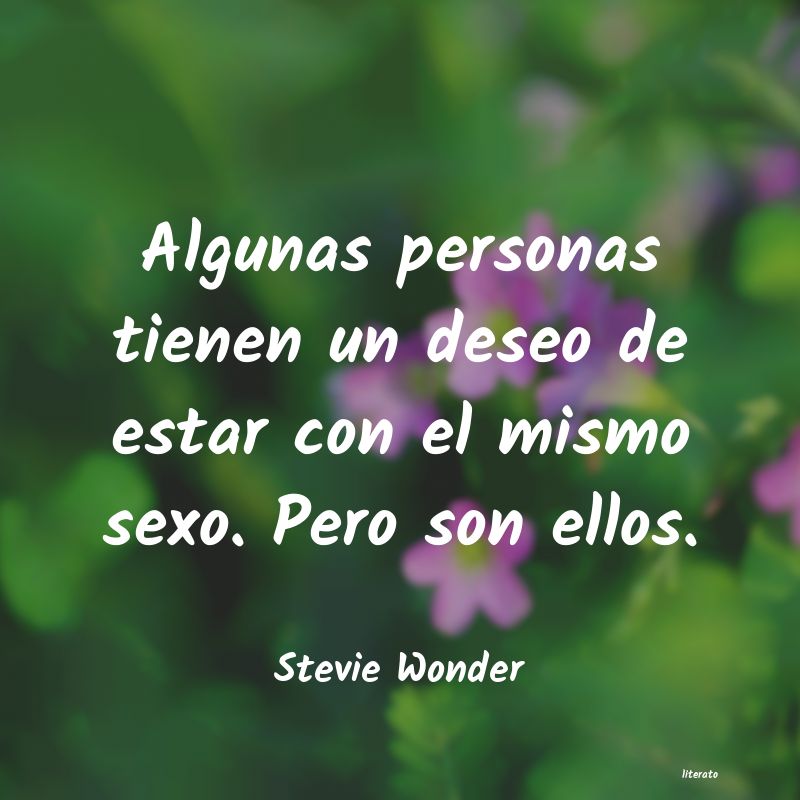frases de Stevie Wonder