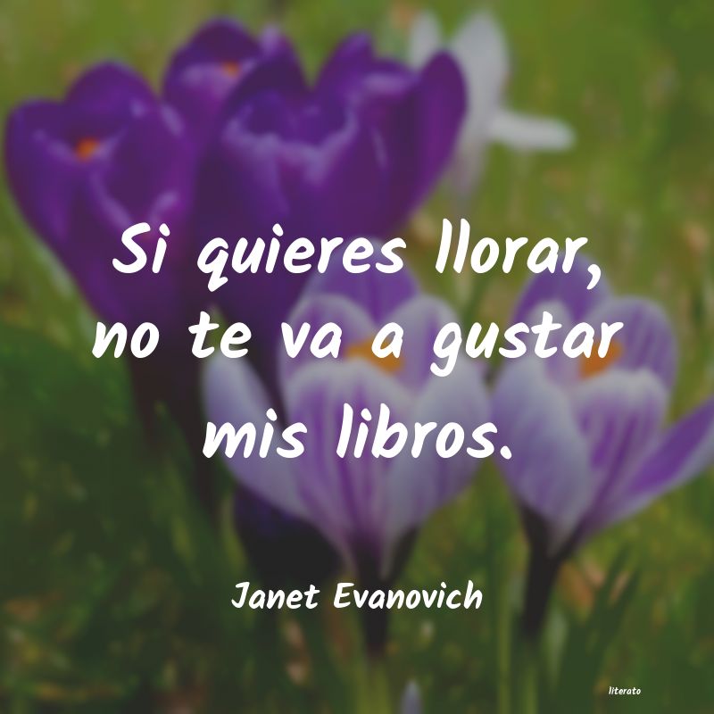 Frases de Janet Evanovich