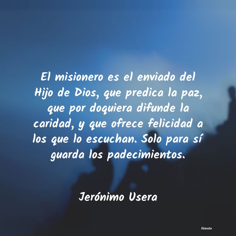 Frases de Jerónimo Usera