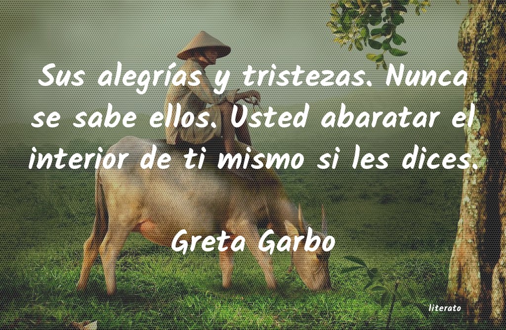 Frases de Greta Garbo