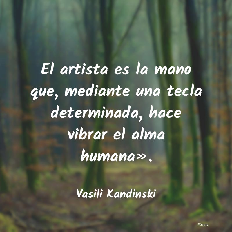 Frases de Vasili Kandinski