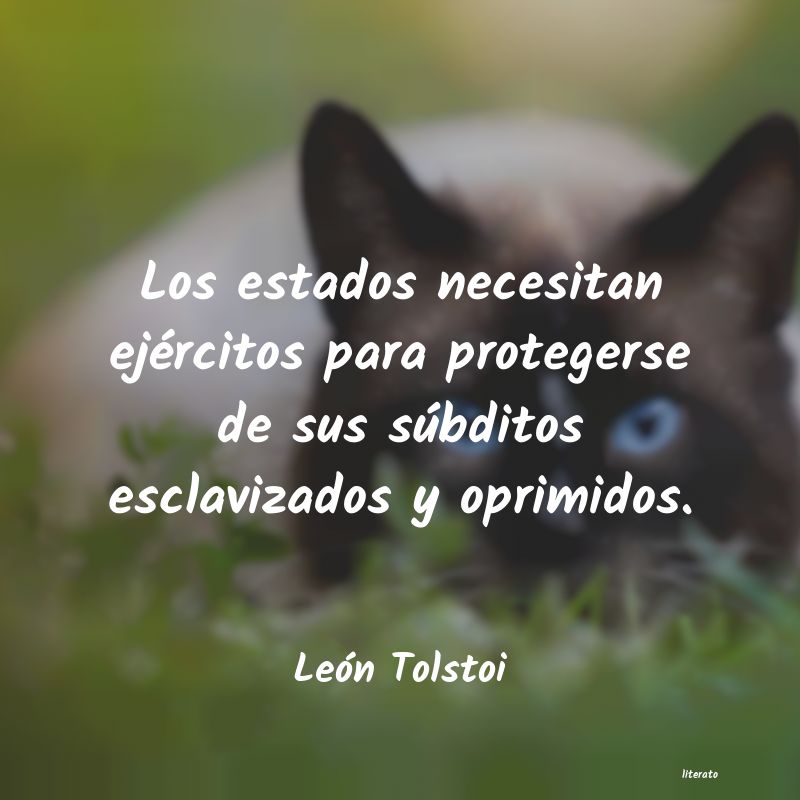 frases de León Tolstoi