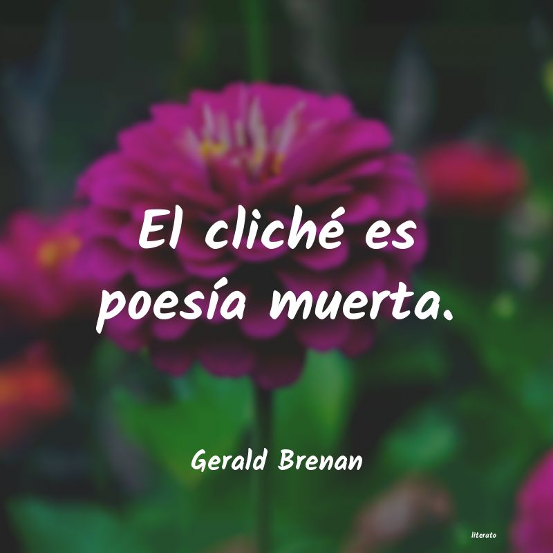 Frases de Gerald Brenan