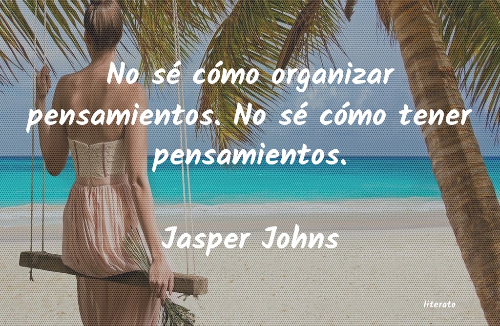 Frases de Jasper Johns