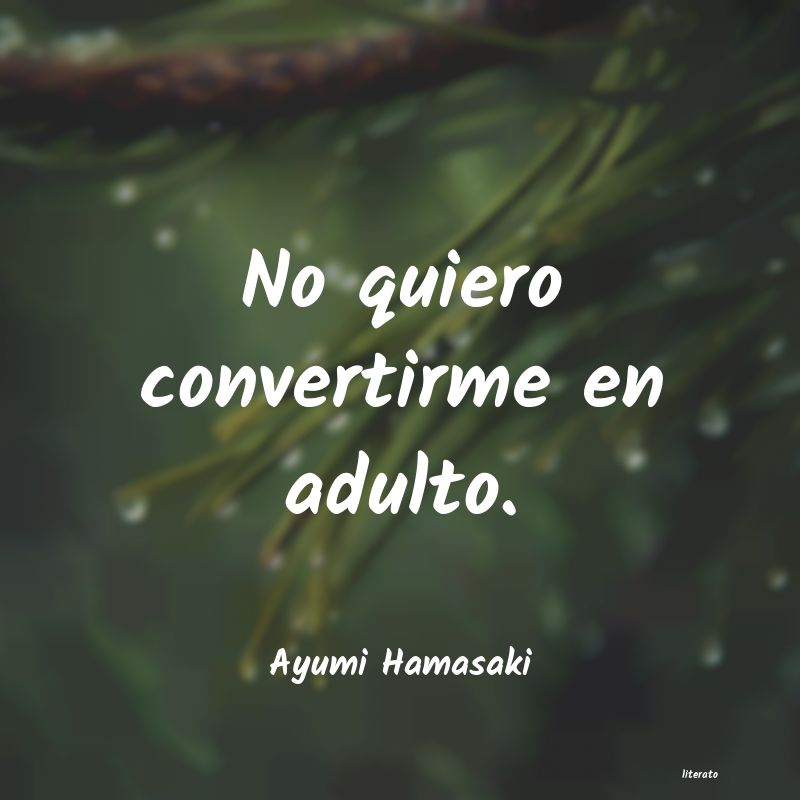 Frases de Ayumi Hamasaki