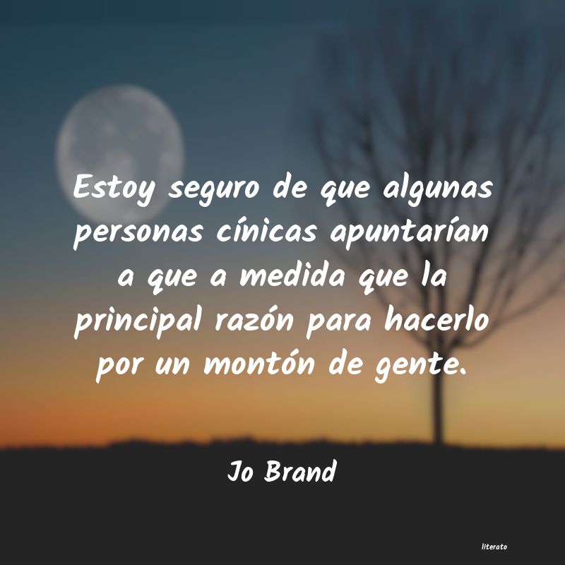 frases de Jo Brand
