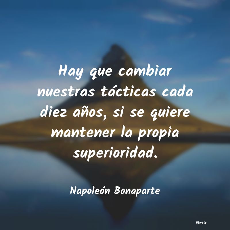 frases de Napoleón Bonaparte