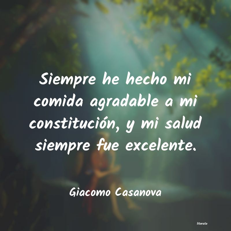 Frases de Giacomo Casanova