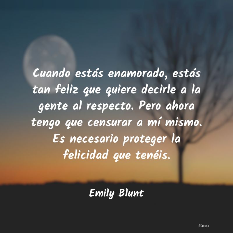 Frases de Emily Blunt