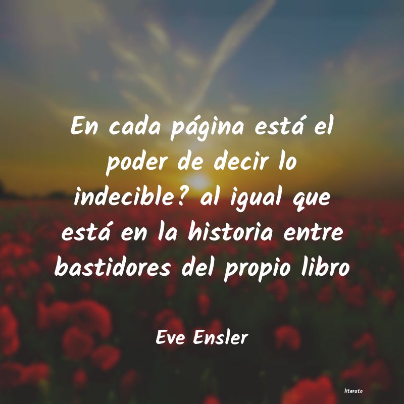 Frases de Eve Ensler