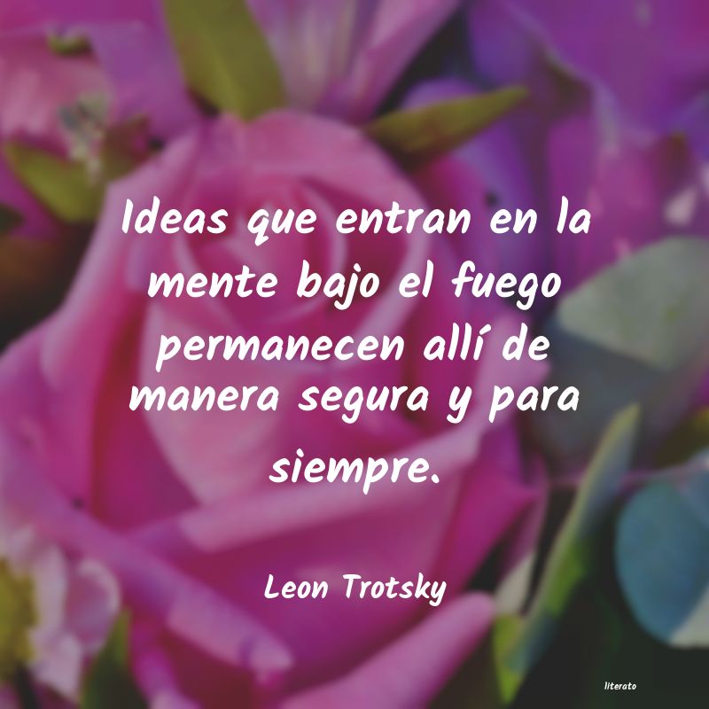 Frases de Leon Trotsky