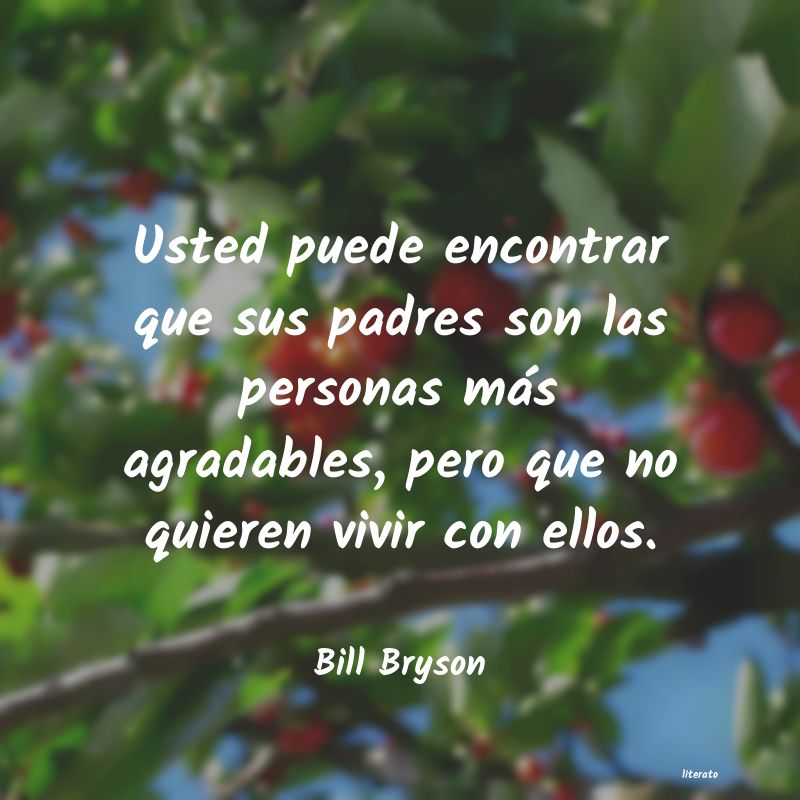 Frases de Bill Bryson