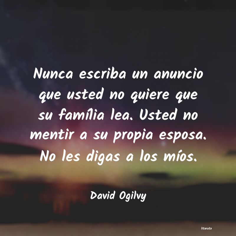 frases de David Ogilvy
