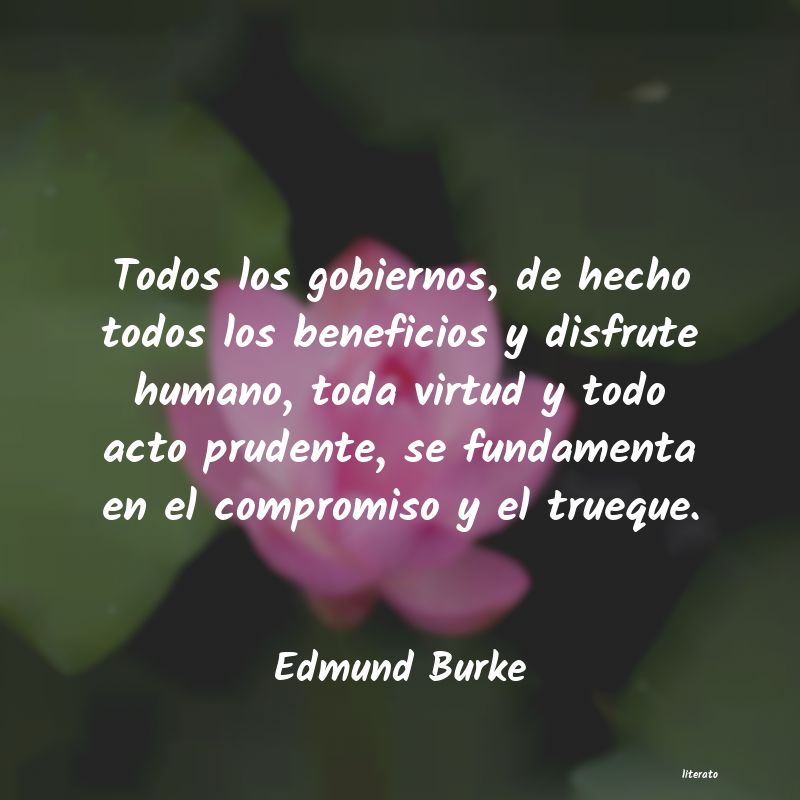 Frases de Edmund Burke