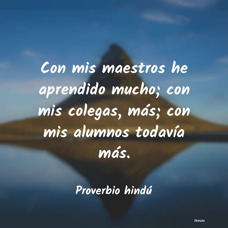 Frases de Proverbio hindú