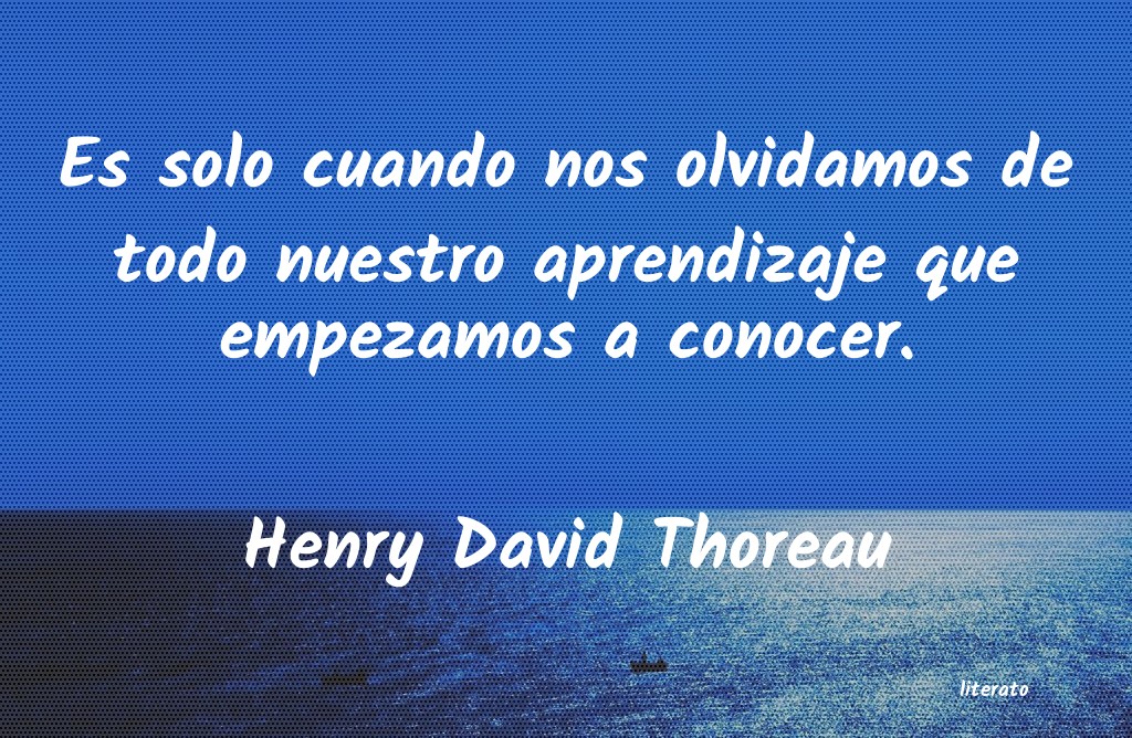 frases de Henry David Thoreau