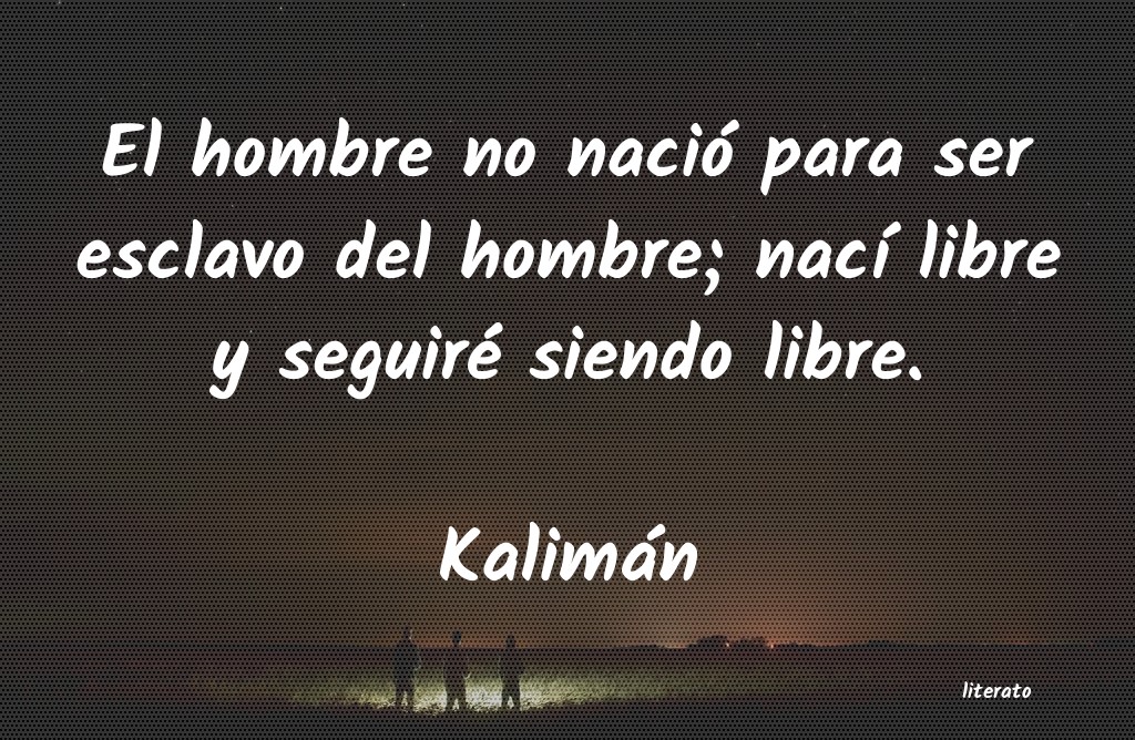 Frases de Kalimán