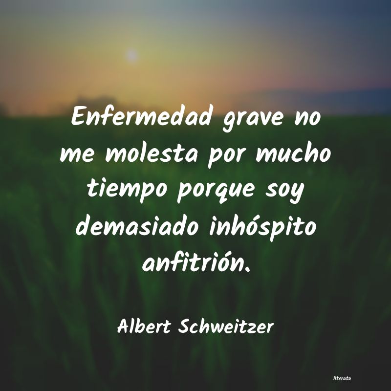 frases de Albert Schweitzer