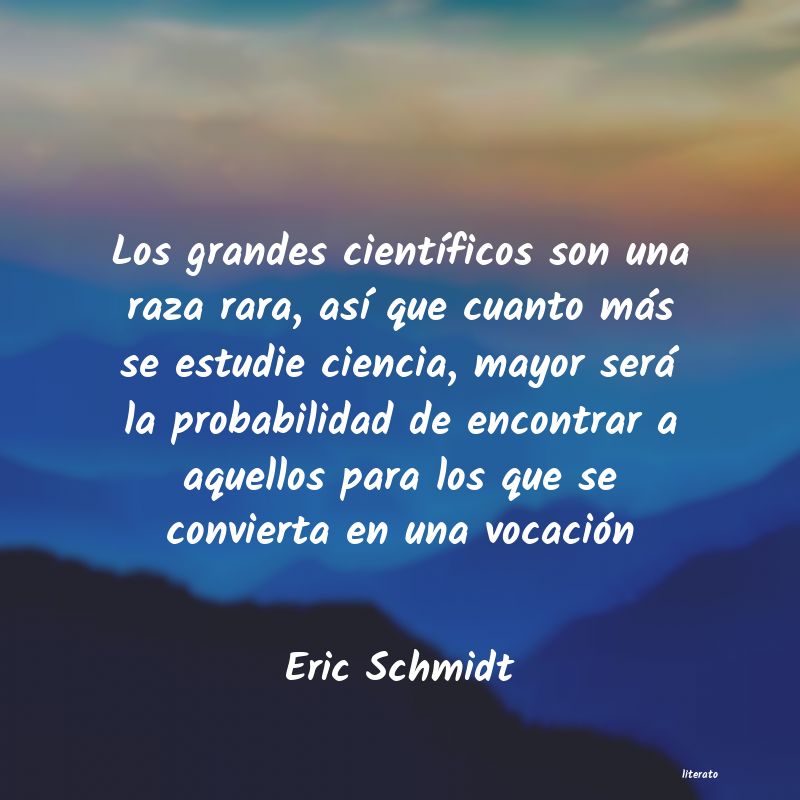 frases de Eric Schmidt