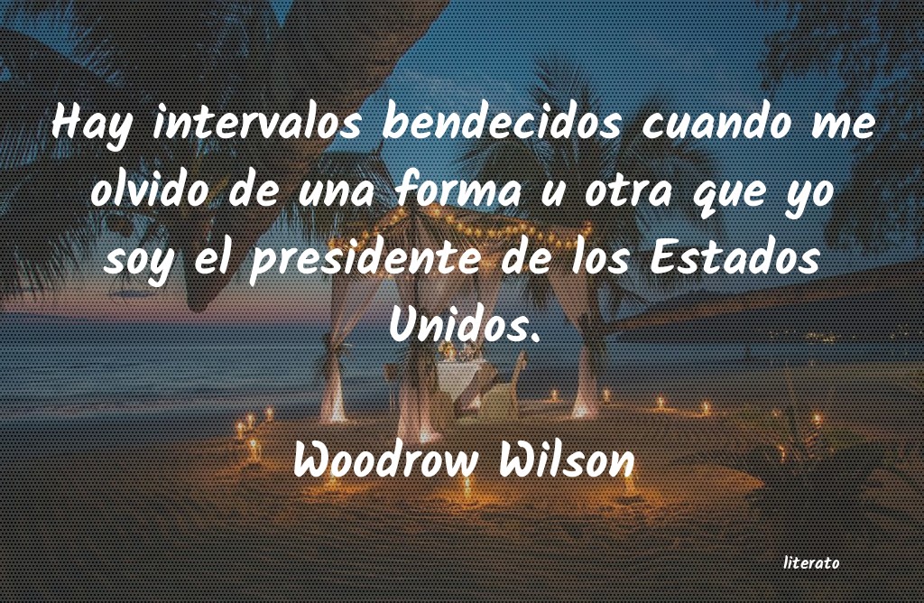 Frases de Woodrow Wilson