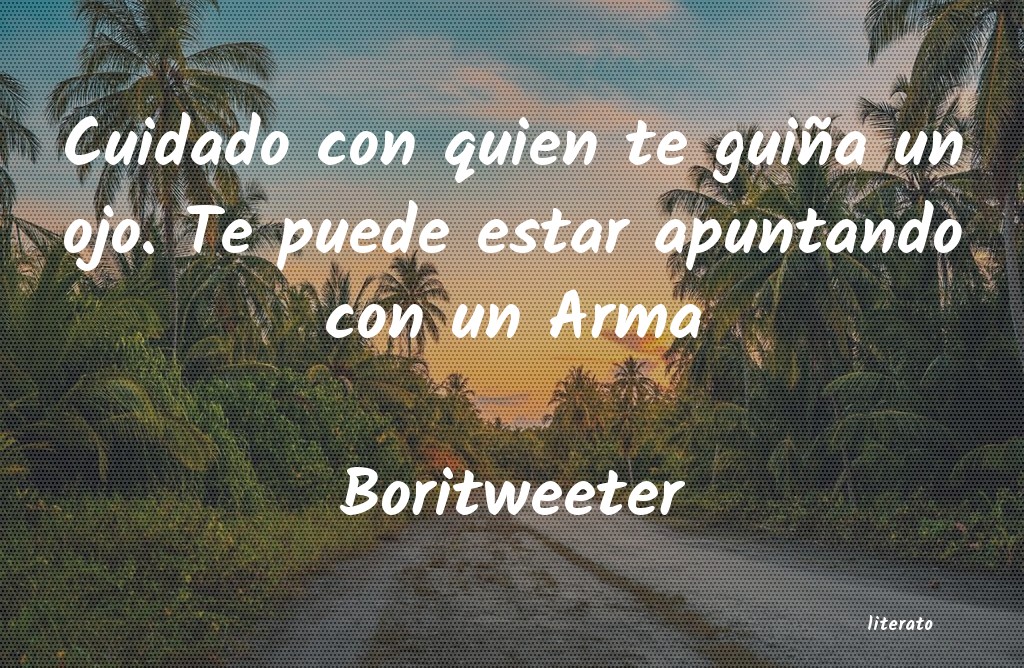 Frases de Boritweeter