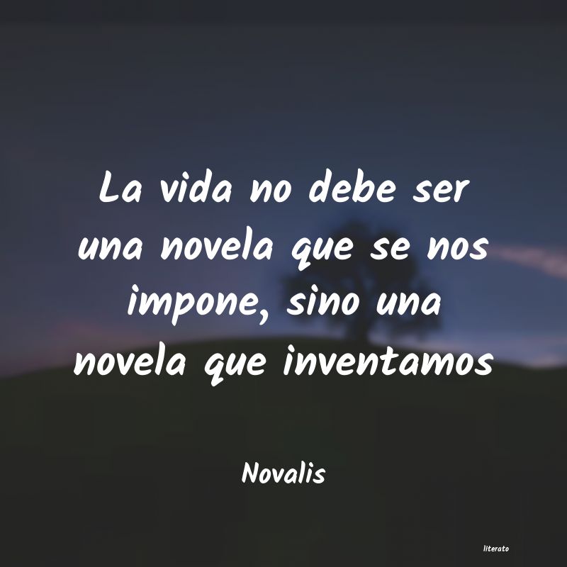 Frases de Novalis