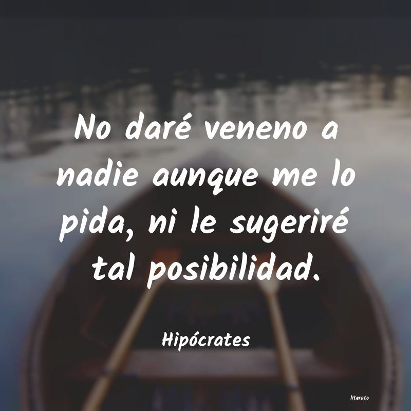 frases de Hipócrates