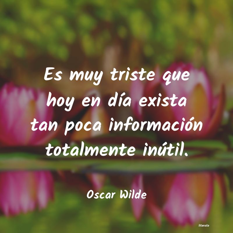 frases de Oscar Wilde
