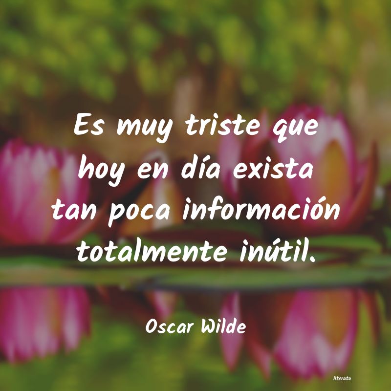 Frases de Oscar Wilde